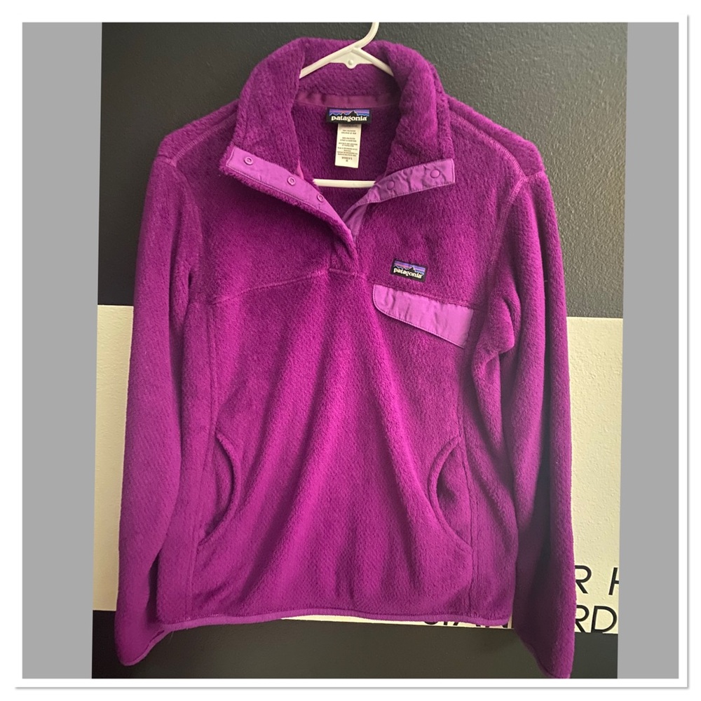 Women’s snap Patagonia pullover Sz. M